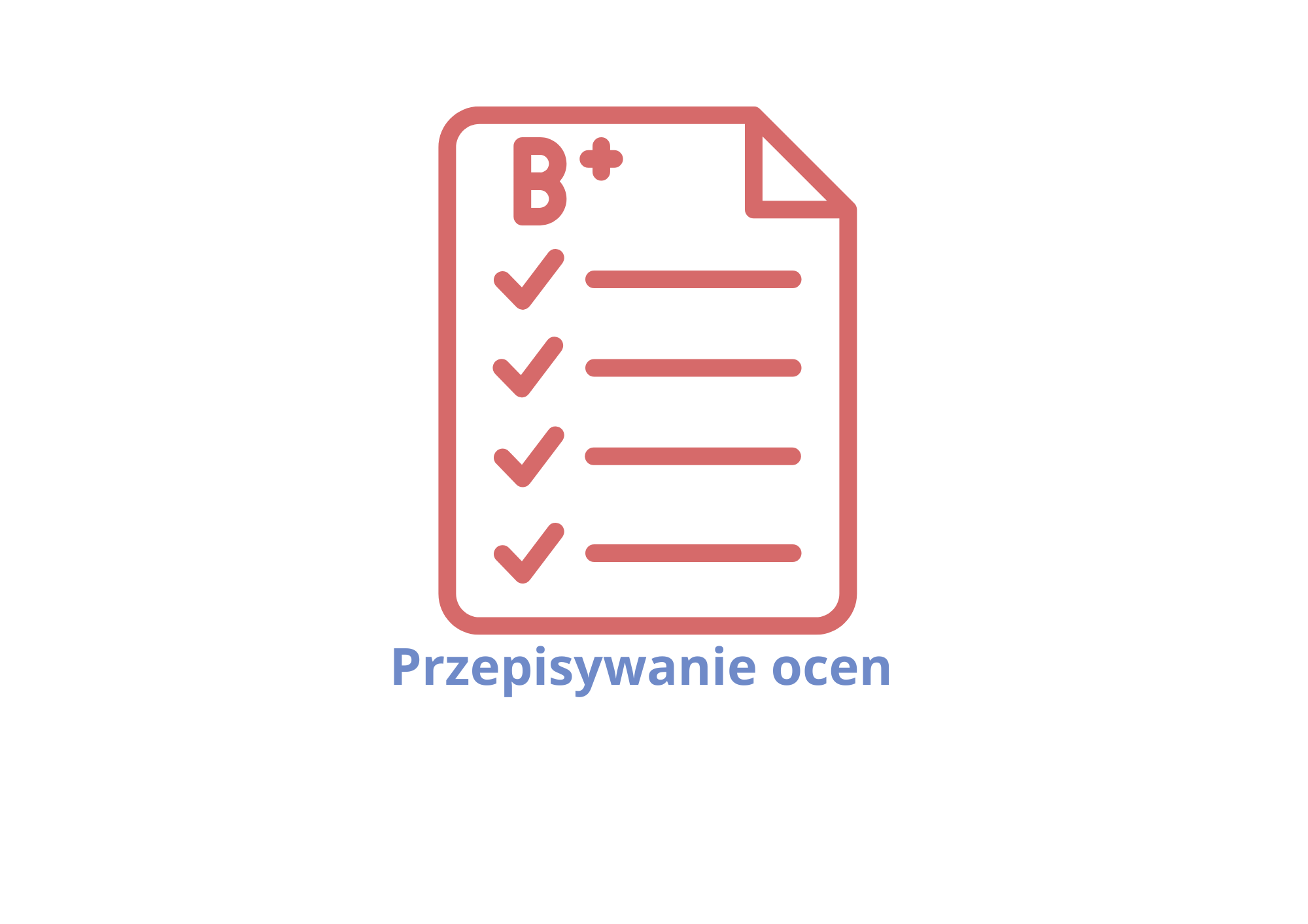 przepisywanie ocen