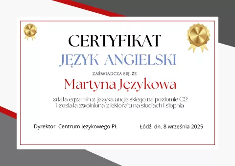 certyfikat